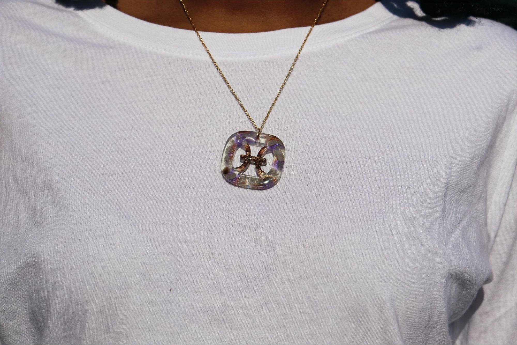 Pisces Necklace | Labradorite image 1