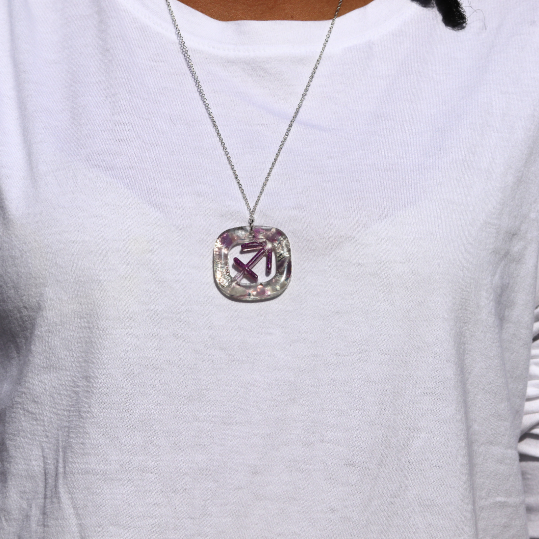 Sagittarius Necklace | Amethyst image 2