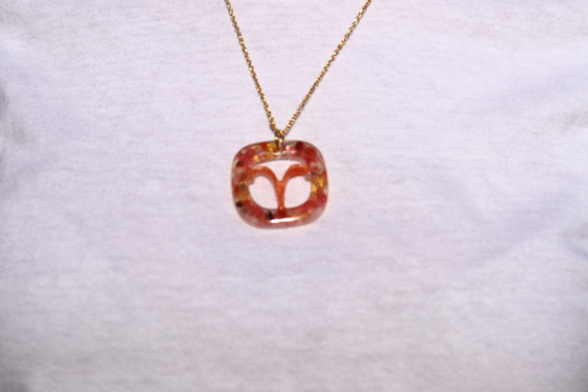 Aries Necklace | Carnelian image 3
