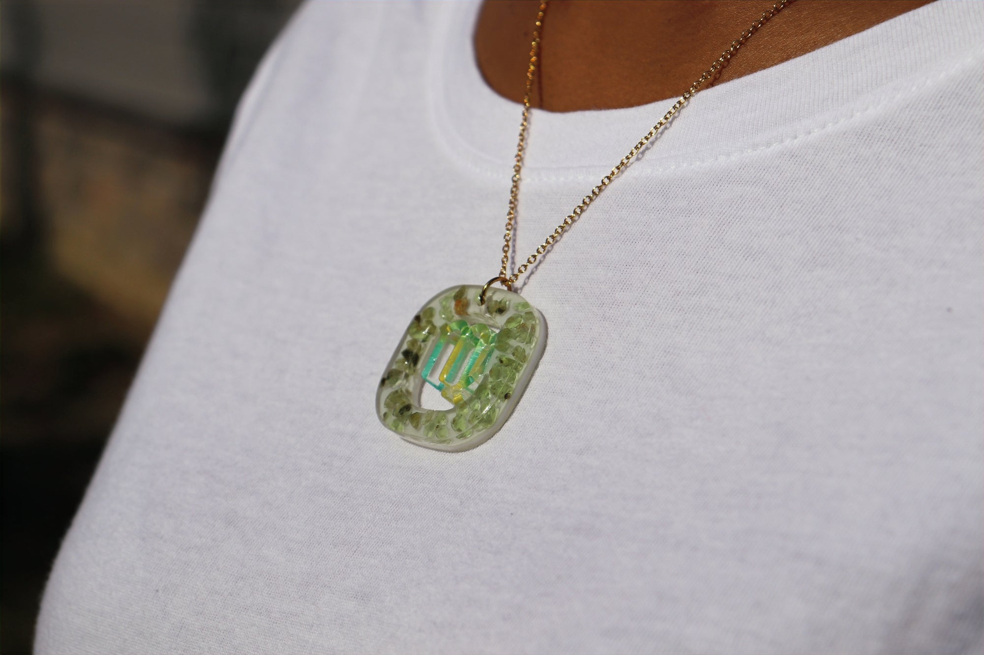 Virgo Necklace | Peridot image 2