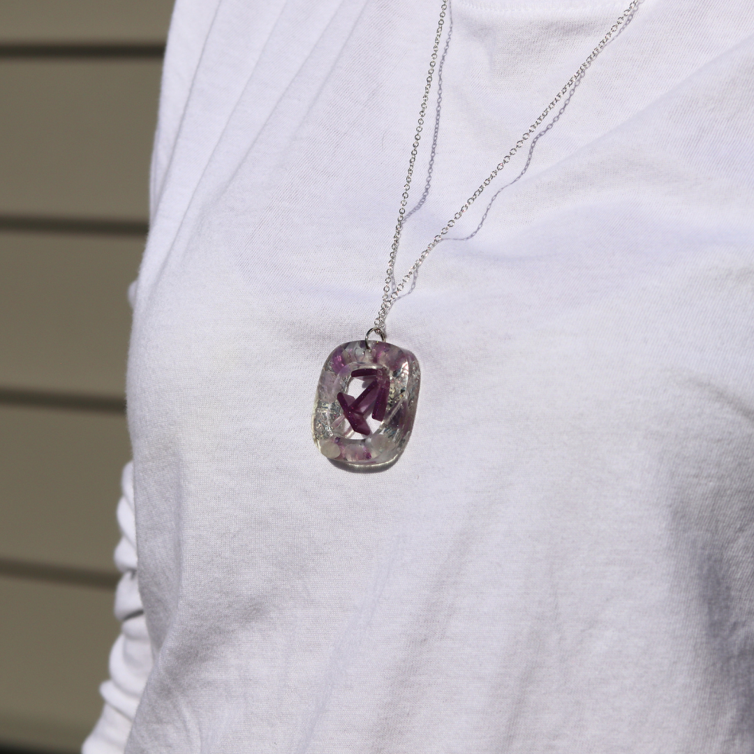 Sagittarius Necklace | Amethyst image 1