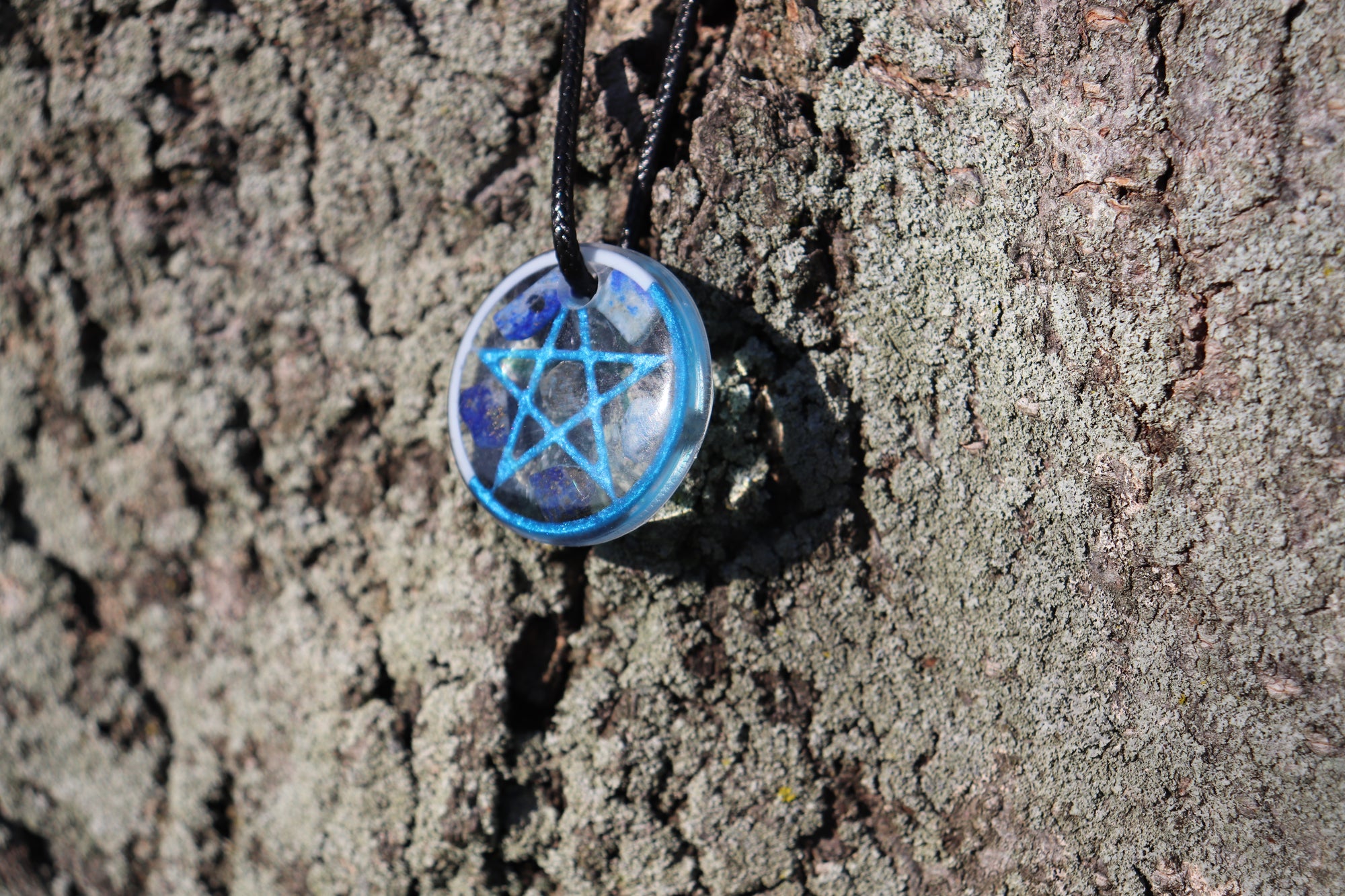 5 Pointed Star Necklace | Lapis Lazuli image 1