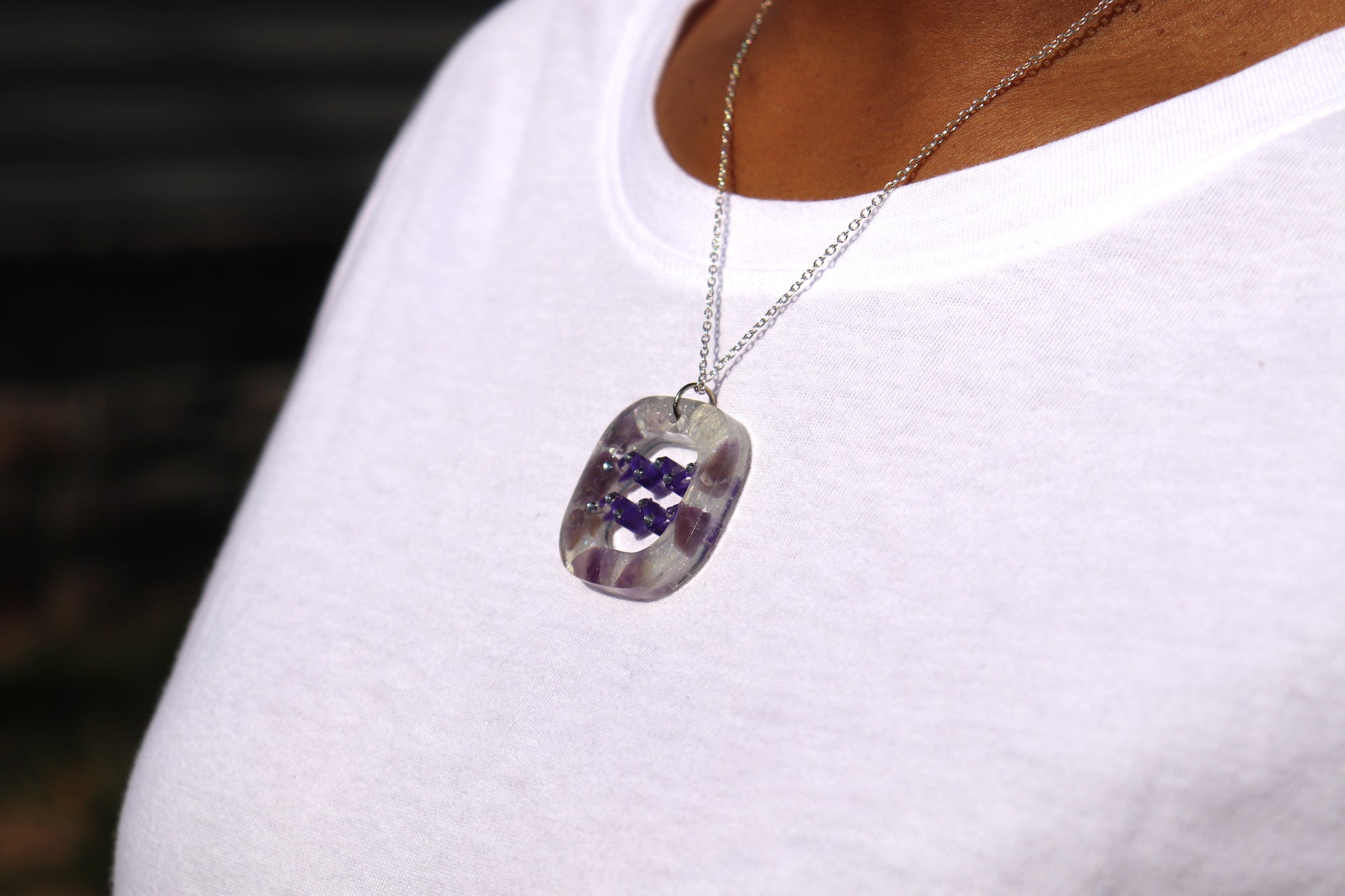 Aquarius Necklace | Amethyst image 1