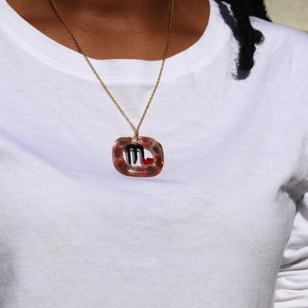 Scorpio Necklace | Smoky Quartz image 1