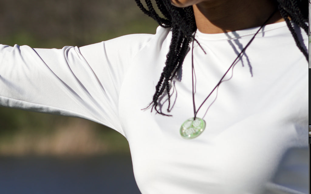 Triskelion Necklace | Peridot image 1