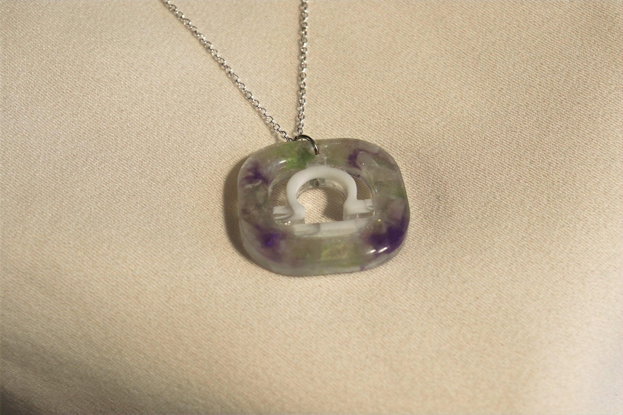 Libra Necklace | Rose Quartz image 0
