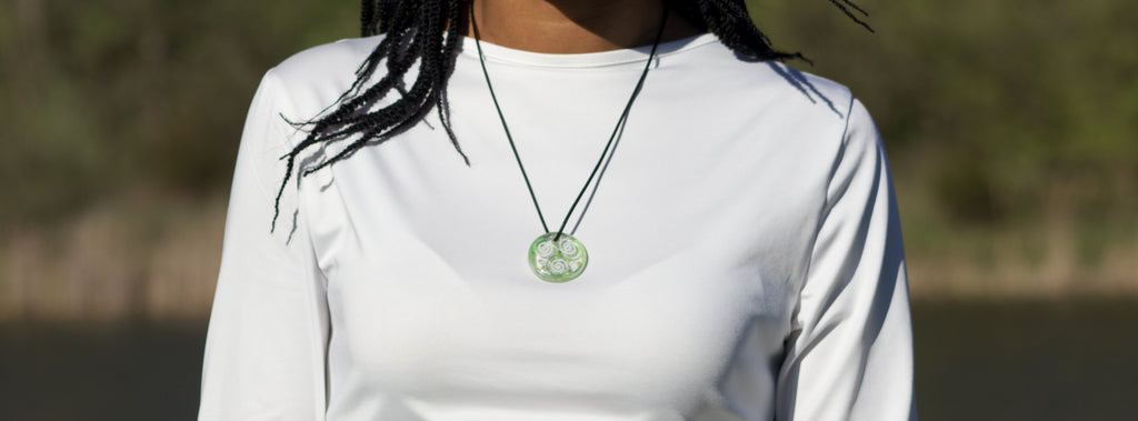 Triskelion Necklace | Peridot image 0