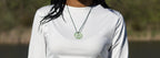 Triskelion Necklace | Peridot image 0
