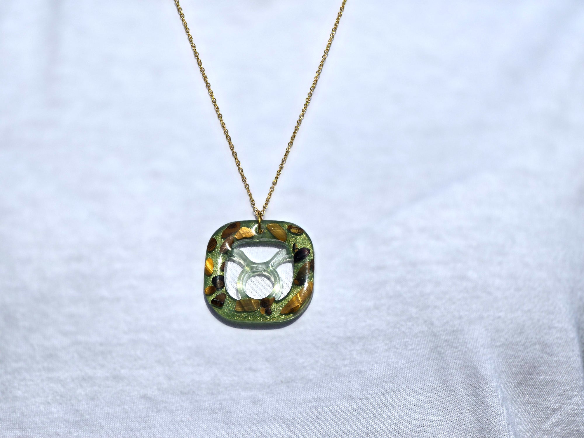 Taurus Necklace | Tigers Eye image 1