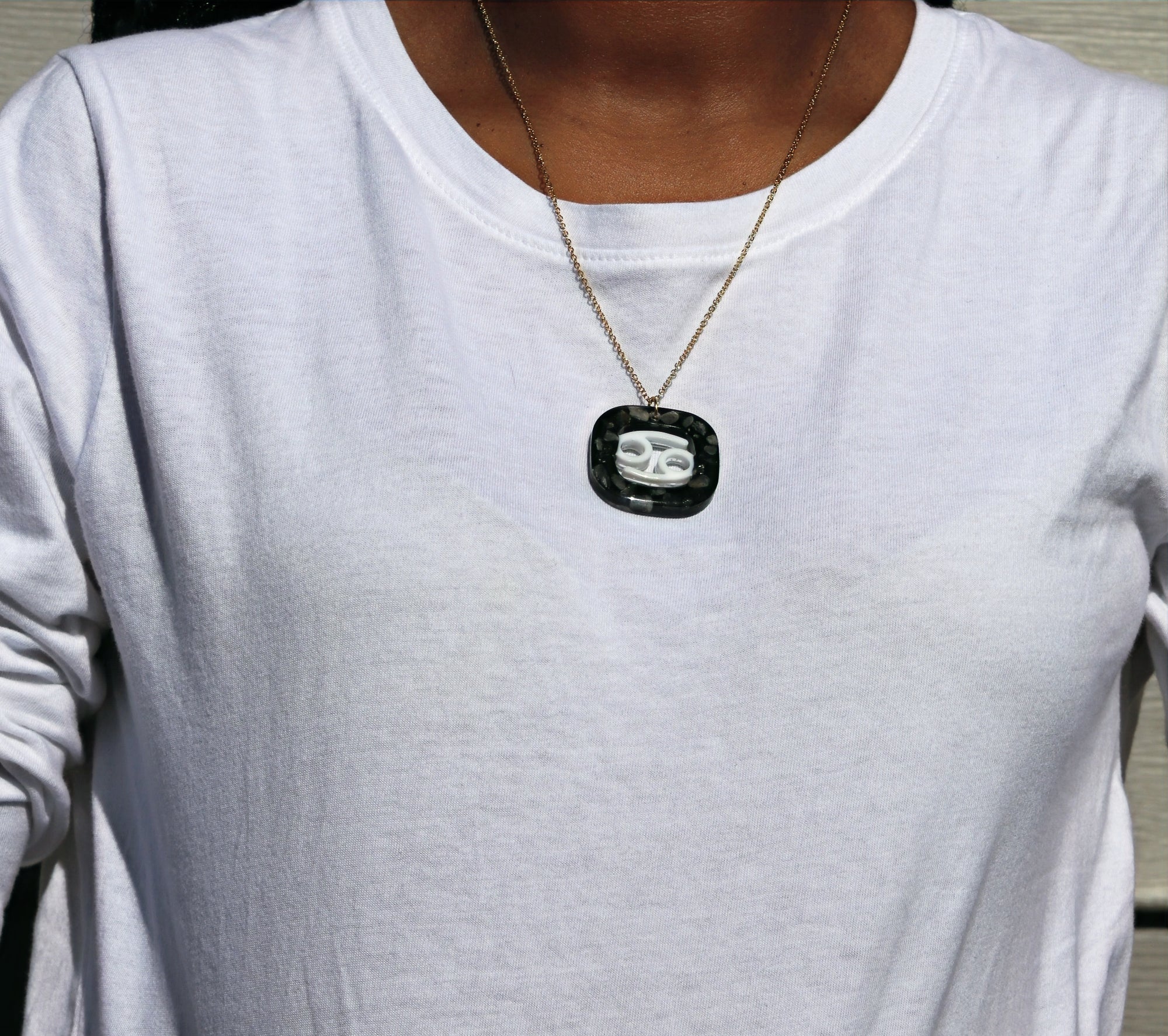 Cancer Necklace | Labradorite image 2