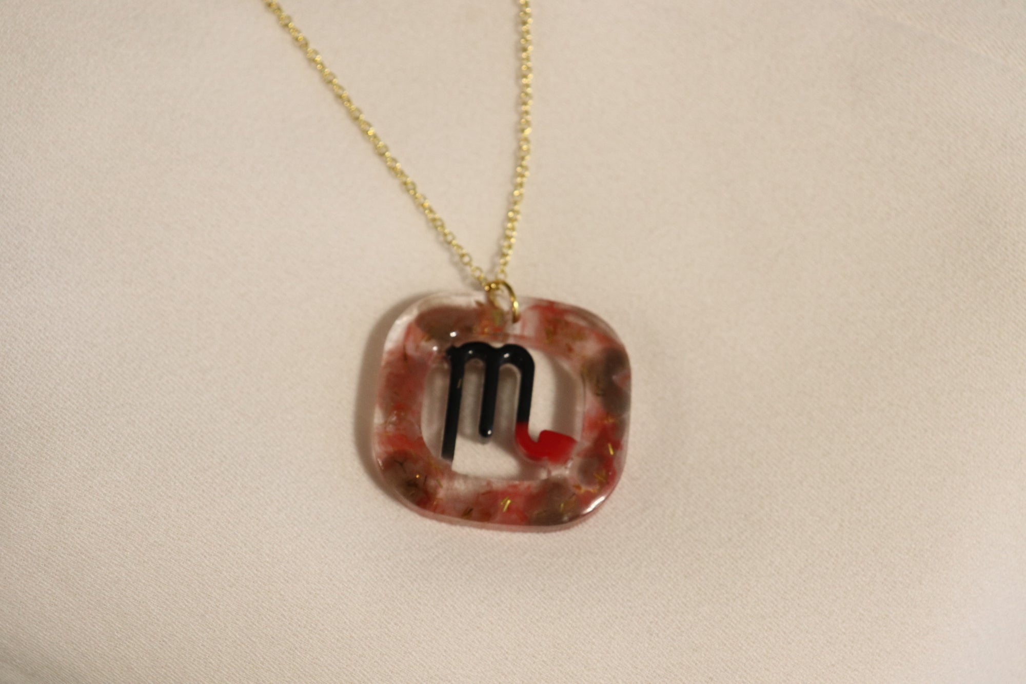 Scorpio Necklace | Smoky Quartz image 0