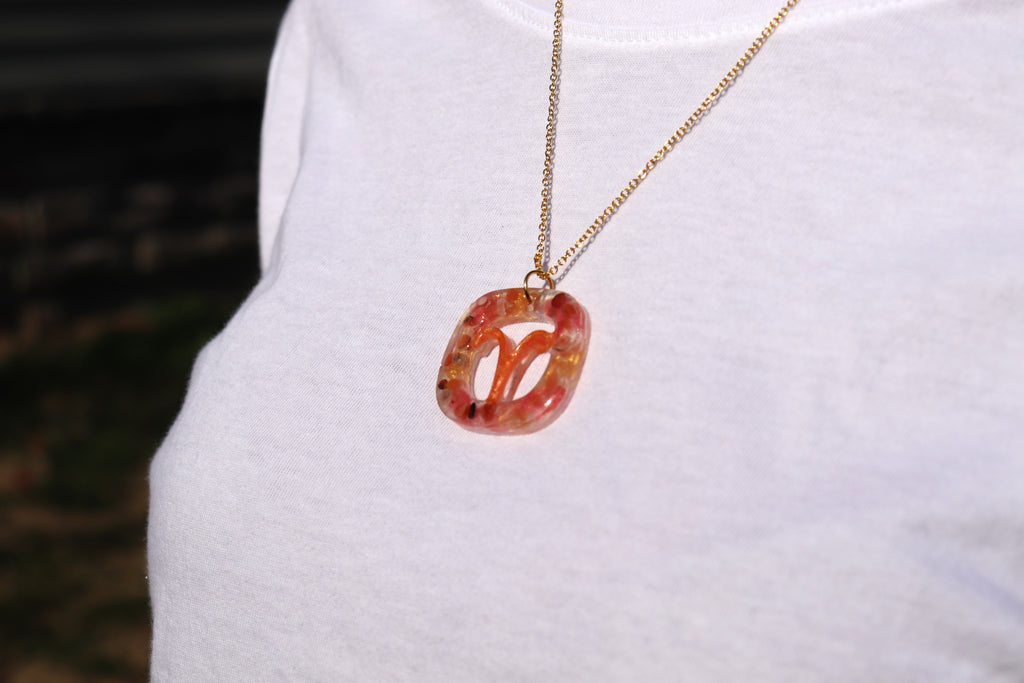 Aries Necklace | Carnelian image 2