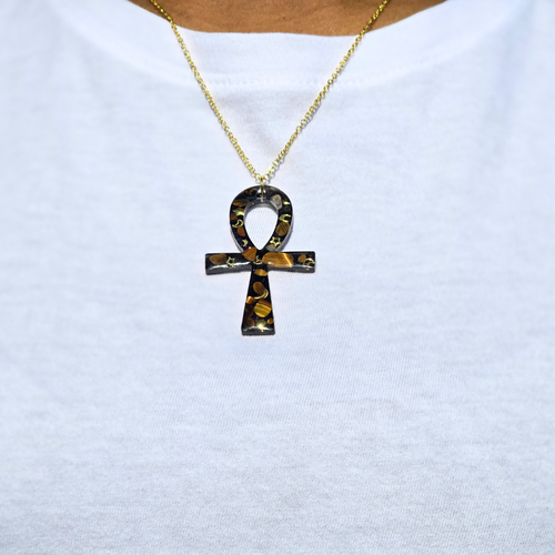 Ankh Necklace | Tiger's Eye image 0