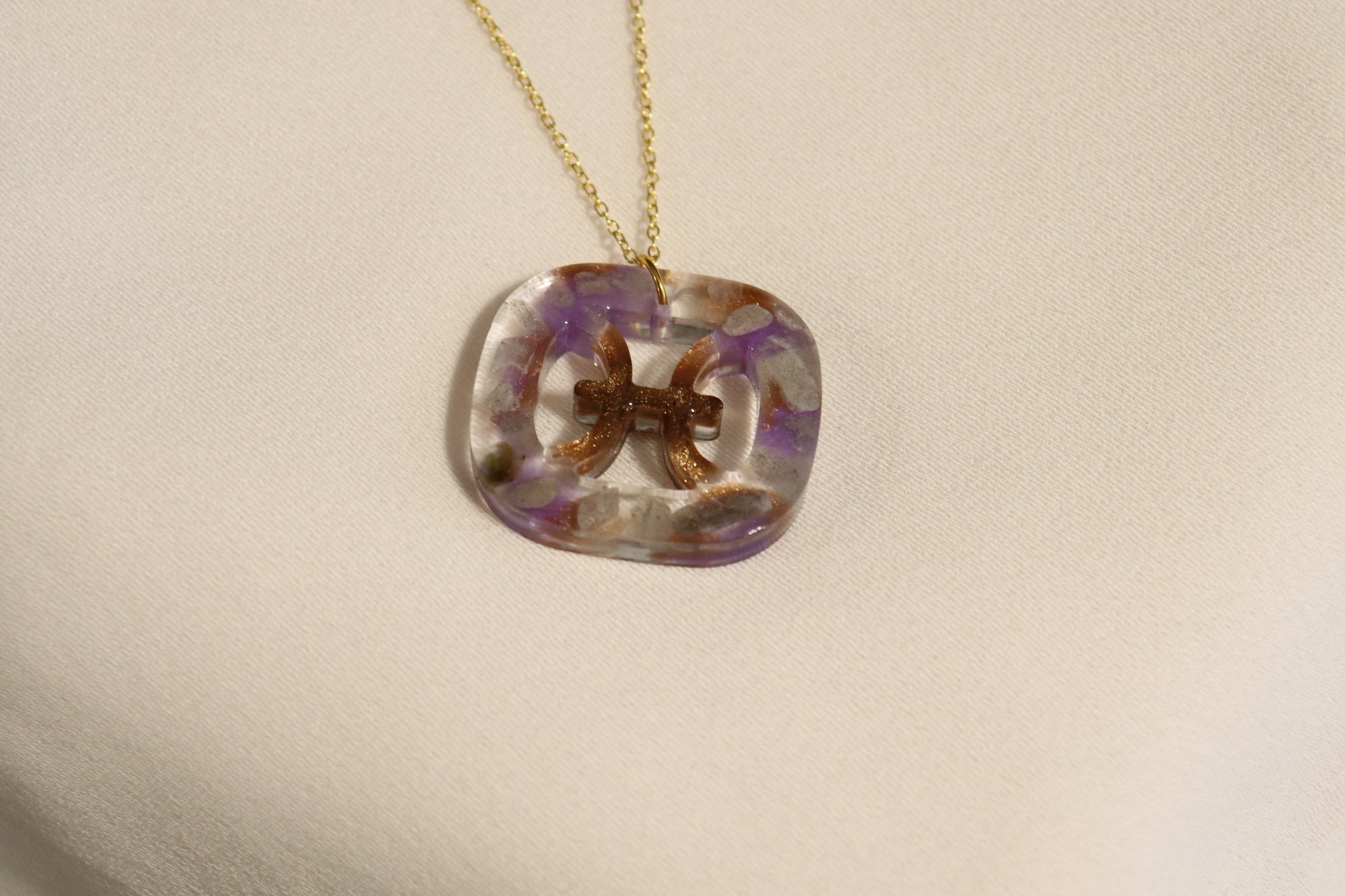 Pisces Necklace | Labradorite image 0