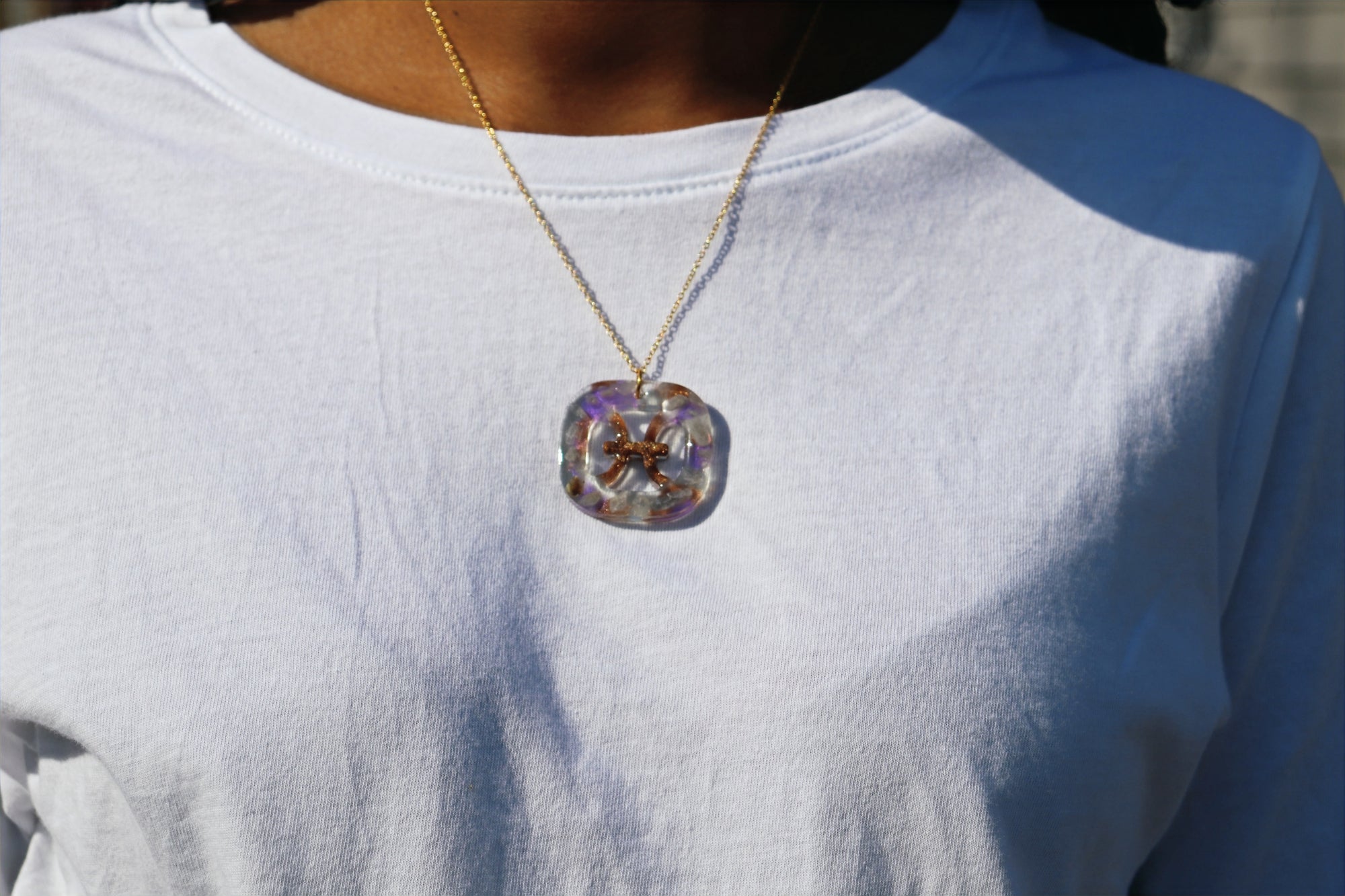 Pisces Necklace | Labradorite image 2