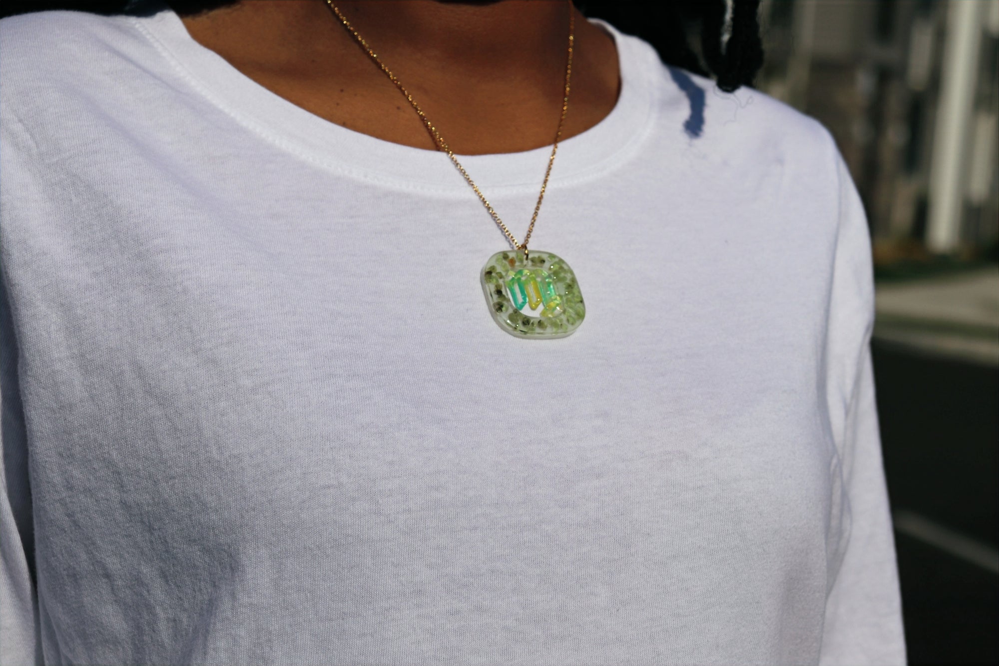 Virgo Necklace | Peridot image 1