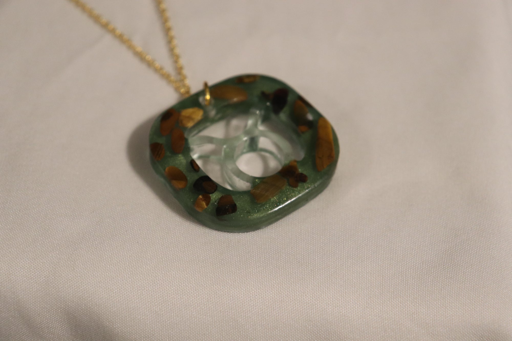 Taurus Necklace | Tigers Eye image 0