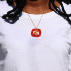 Leo Necklace | Ruby image 0