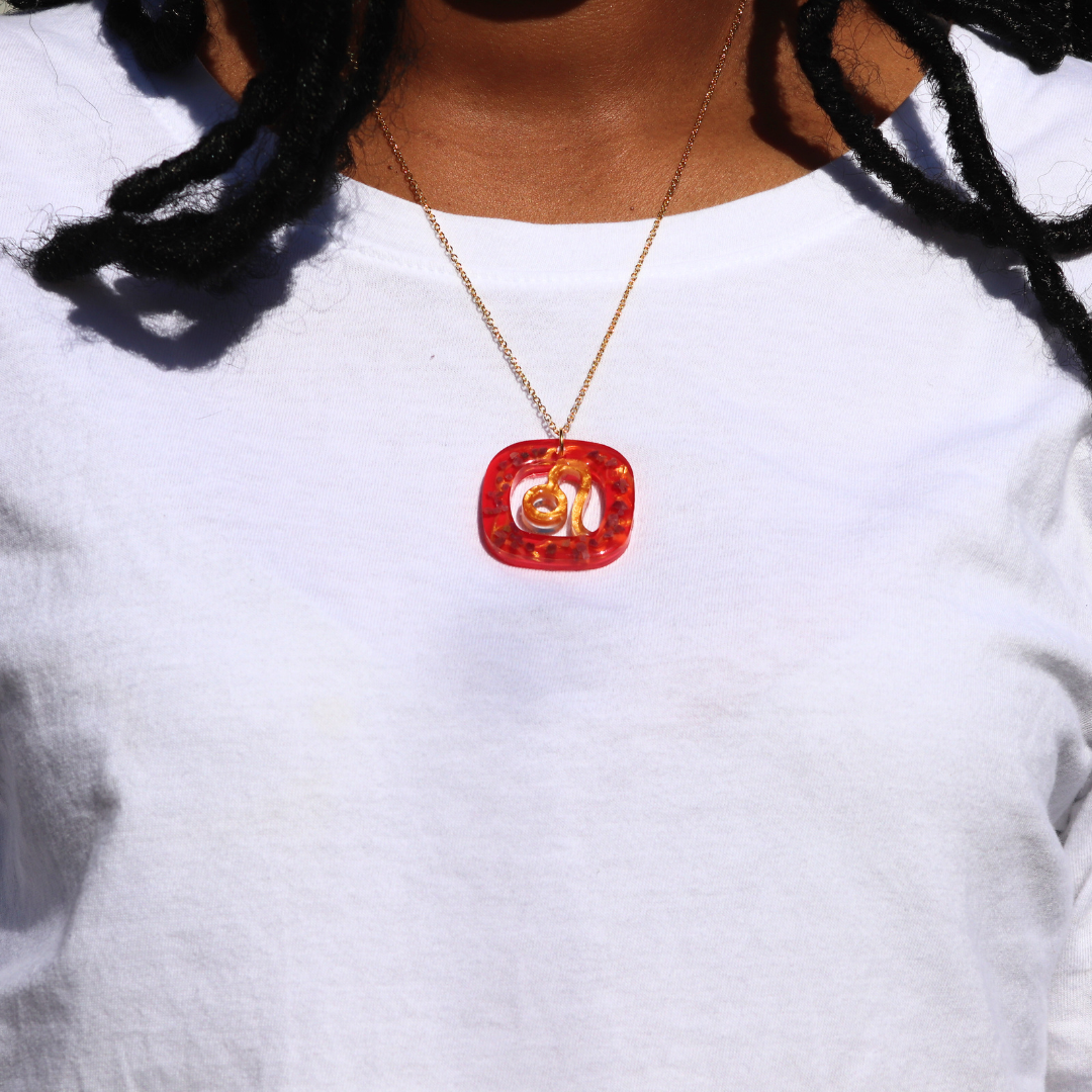Leo Necklace | Ruby image 0