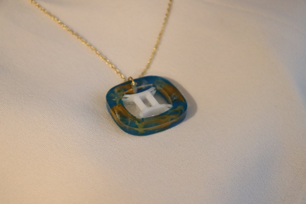 Gemini Necklace | Citrine image 0