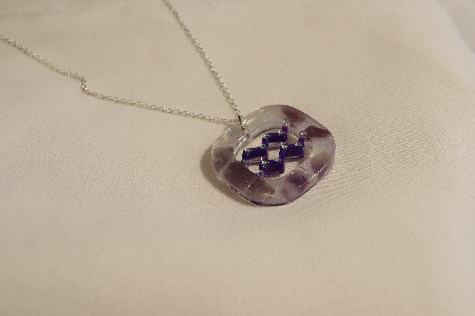 Aquarius Necklace | Amethyst image 0