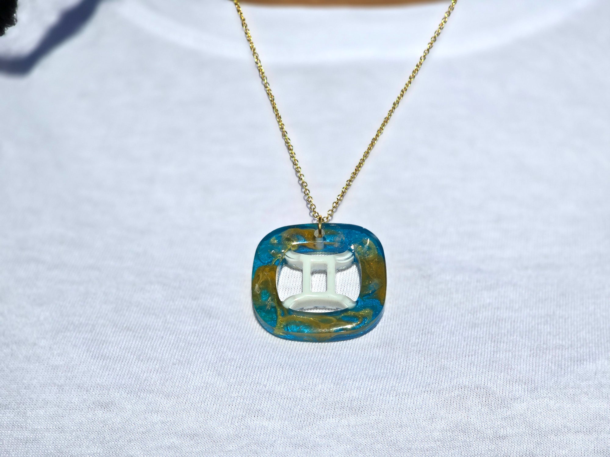 Gemini Necklace | Citrine image 2