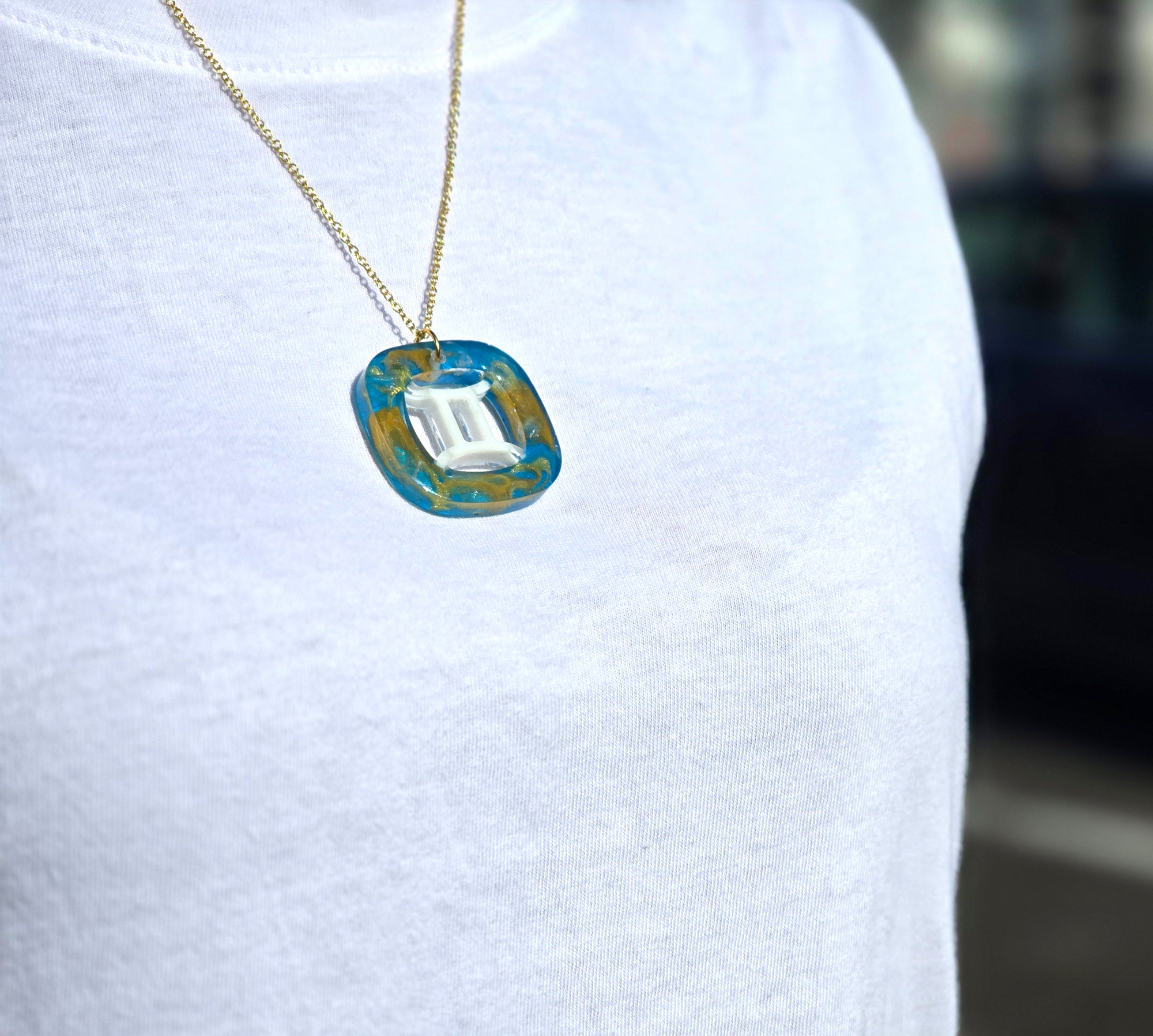 Gemini Necklace | Citrine image 1